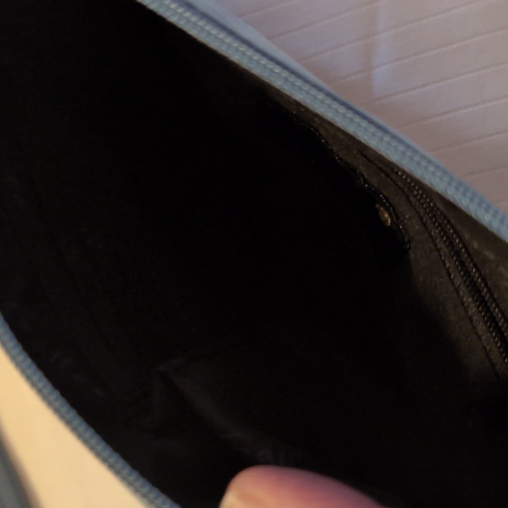 NWOT Galleria Monet Inspired Blue Wristlet - Picture 6 of 7